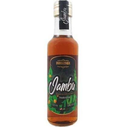 CACHAÇA DE JAMBU INDIAZINHA 250ML