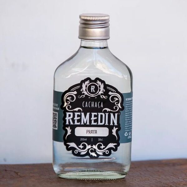 CACHAÇA REMEDIN PRATA 200ML