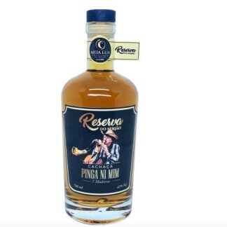 CACHAÇA PINGA NI MIM RESERVA DO SERJÃO 7 MADEIRAS 700ML