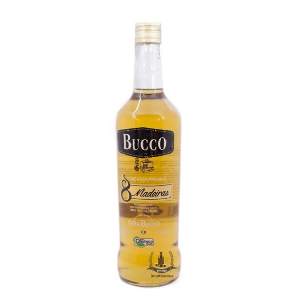 CACHAÇA CASA BUCCO 8 MADEIRAS 700ML