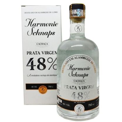 CACHAÇA HARMONIE SCHNAPS PRATA VIRGEM 750ML
