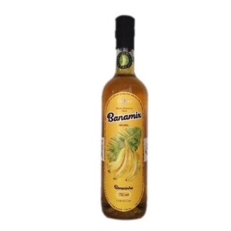 CACHAÇA BANAMIX 750ML