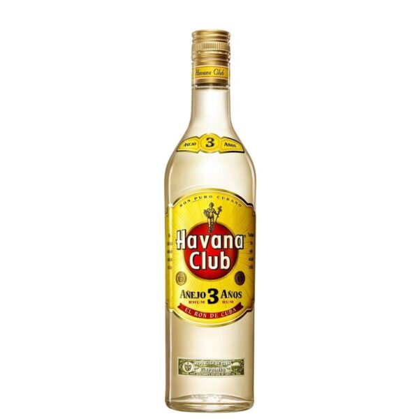 RUM HAVANA CLUB BRANCO 3 ANOS 750ML