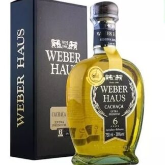 CACHAÇA WEBER HAUS 6 ANOS EXTRA PREMIUM 750ML