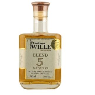 CACHAÇA WILLE 5 MADEIRAS 700ML