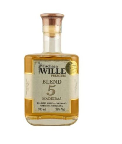 CACHAÇA WILLE 5 MADEIRAS 700ML
