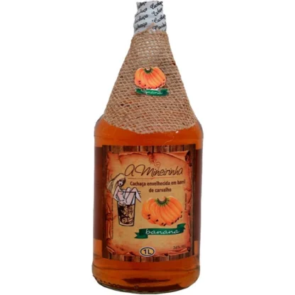 CACHAÇA A MINEIRINHA BANANA 1LITRO