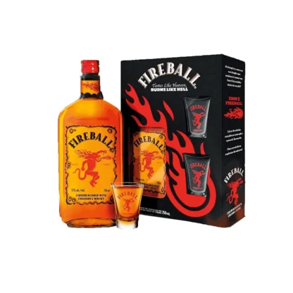 KIT LICOR FIREBALL 750ML