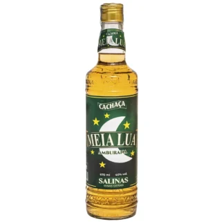 CACHAÇA MEIA LUA AMBURANA 670ML