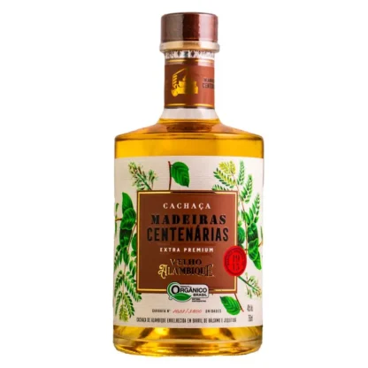 CACHAÇA VELHO ALAMBIQUE MADEIRAS CENTENÁRIAS 750ML